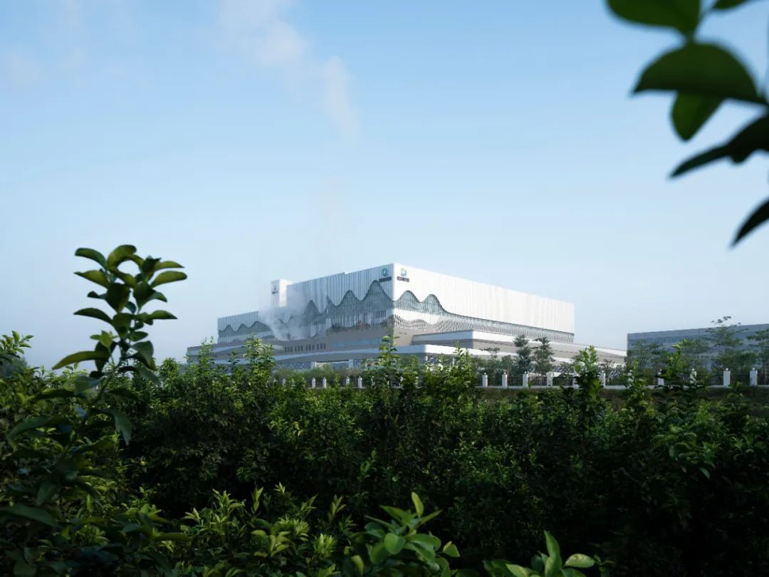 山之印象——南宁双定循环经济产业园生活垃圾清洁焚烧发电厂
